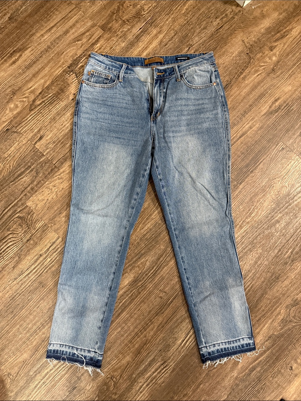 Judy Blue Light Blue Cropped Straight Jeans